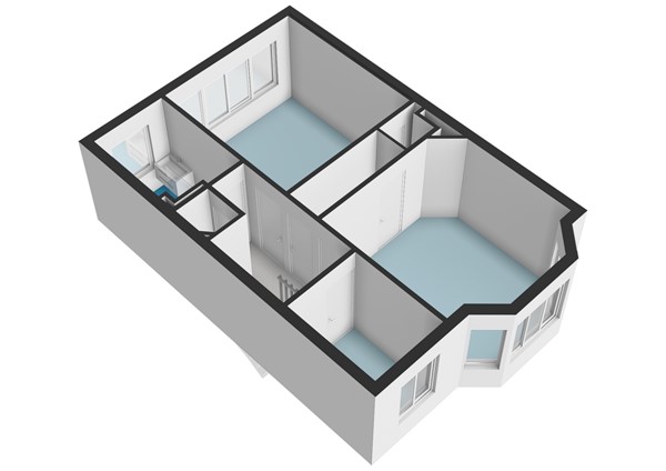 Floorplan - Tiboel Siegenbeekstraat 11, 2313 HA Leiden